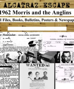 1962 Alcatraz Escape - FBI Files, Books & Newspapers