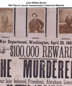 John Wilkes Booth – Lincoln Assassination Documents & FBI Files