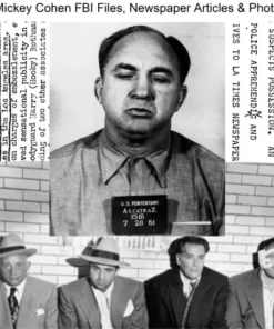 Mickey Cohen - FBI Files, Newspapers & Photos