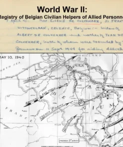 World War II: Belgian Civilian Helpers Registry